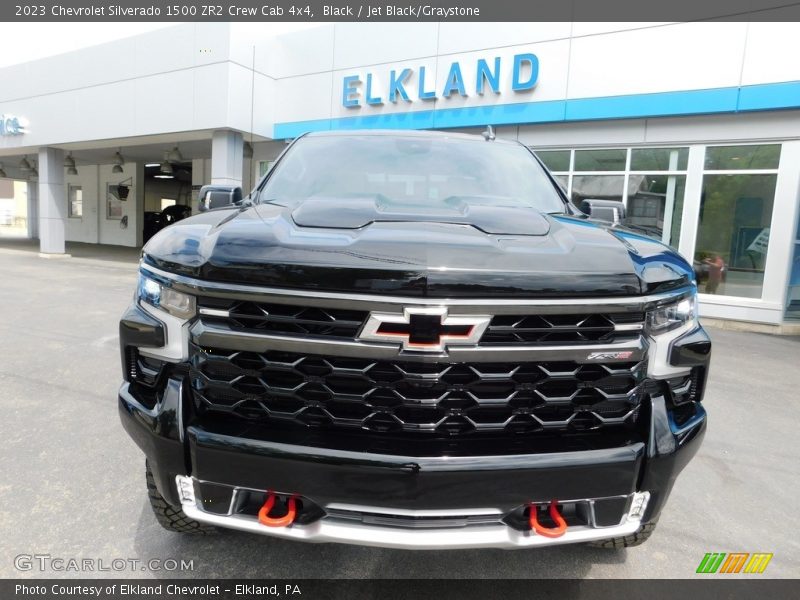 Black / Jet Black/Graystone 2023 Chevrolet Silverado 1500 ZR2 Crew Cab 4x4