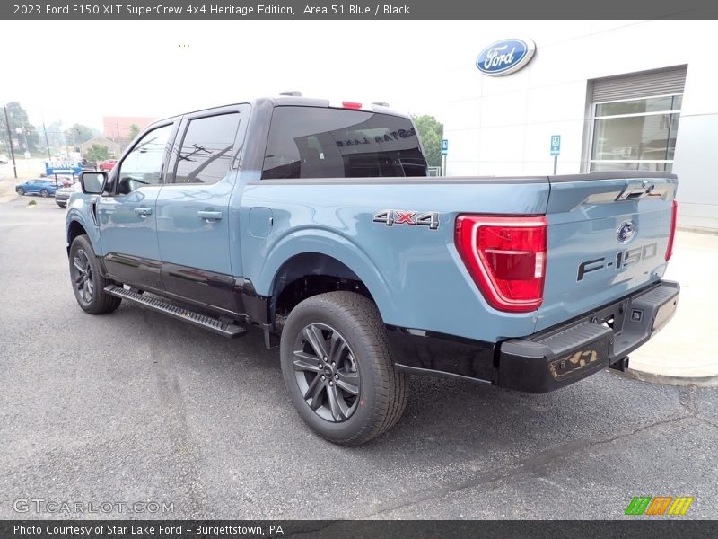  2023 F150 XLT SuperCrew 4x4 Heritage Edition Area 51 Blue