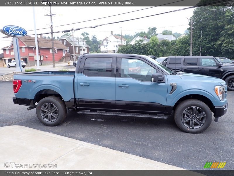 Area 51 Blue / Black 2023 Ford F150 XLT SuperCrew 4x4 Heritage Edition