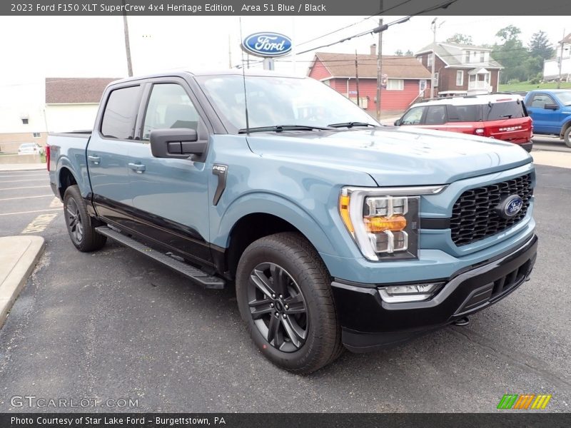 Front 3/4 View of 2023 F150 XLT SuperCrew 4x4 Heritage Edition