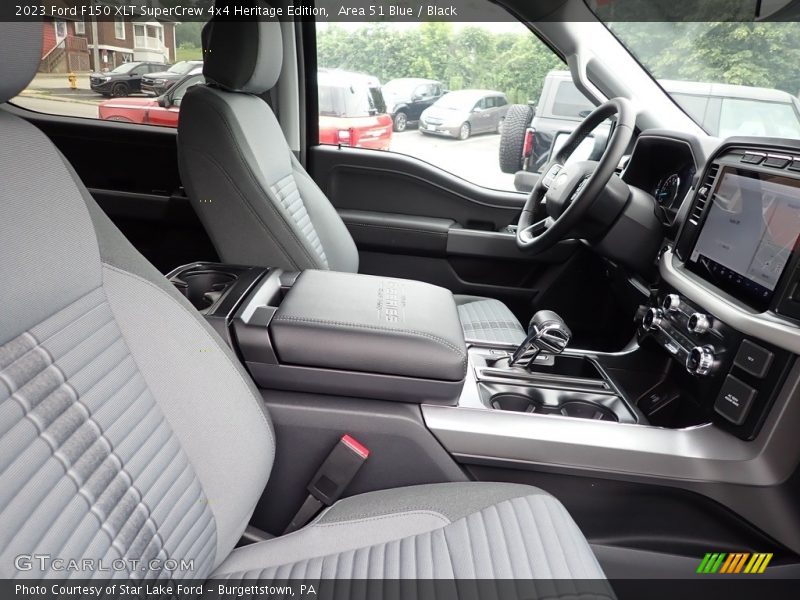  2023 F150 XLT SuperCrew 4x4 Heritage Edition Black Interior