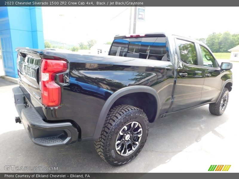 Black / Jet Black/Graystone 2023 Chevrolet Silverado 1500 ZR2 Crew Cab 4x4