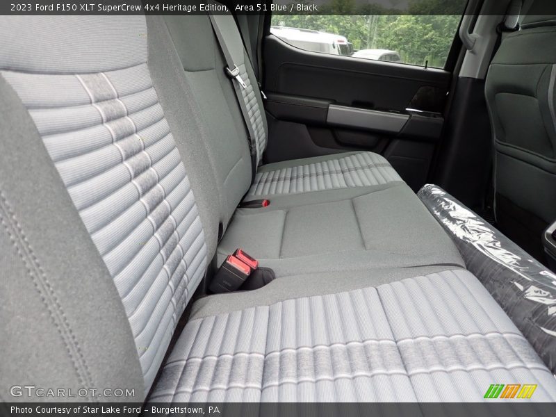Rear Seat of 2023 F150 XLT SuperCrew 4x4 Heritage Edition