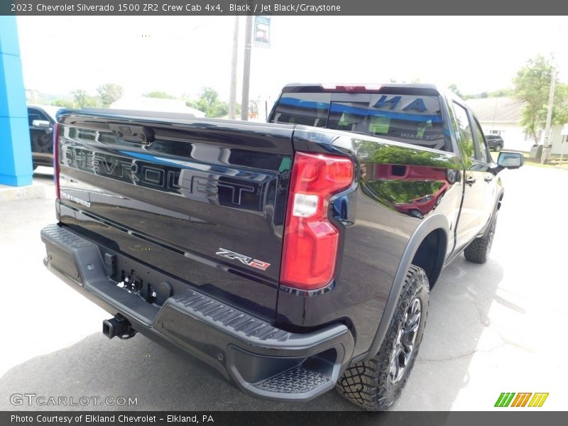 Black / Jet Black/Graystone 2023 Chevrolet Silverado 1500 ZR2 Crew Cab 4x4