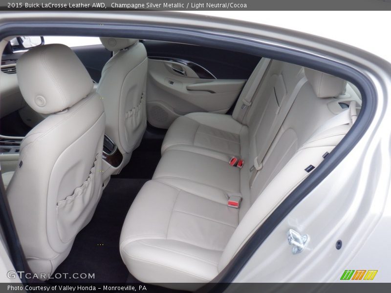 Rear Seat of 2015 LaCrosse Leather AWD