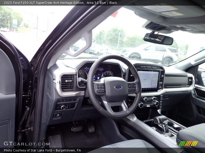 Area 51 Blue / Black 2023 Ford F150 XLT SuperCrew 4x4 Heritage Edition