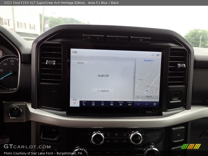 Navigation of 2023 F150 XLT SuperCrew 4x4 Heritage Edition