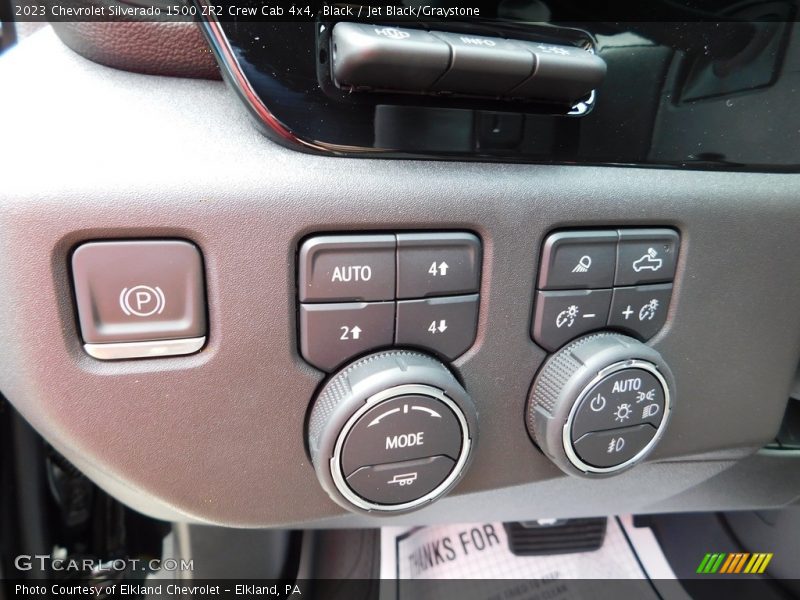 Controls of 2023 Silverado 1500 ZR2 Crew Cab 4x4