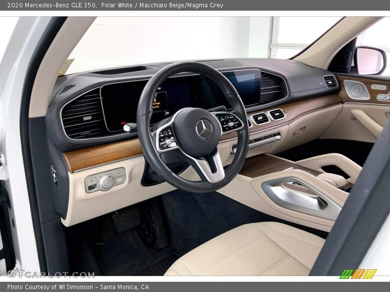 Polar White / Macchiato Beige/Magma Grey 2020 Mercedes-Benz GLE 350