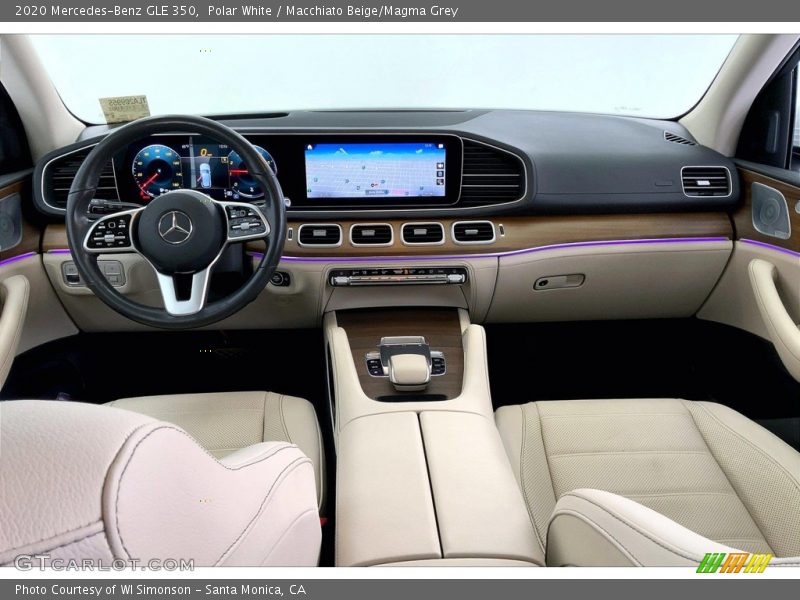 Polar White / Macchiato Beige/Magma Grey 2020 Mercedes-Benz GLE 350