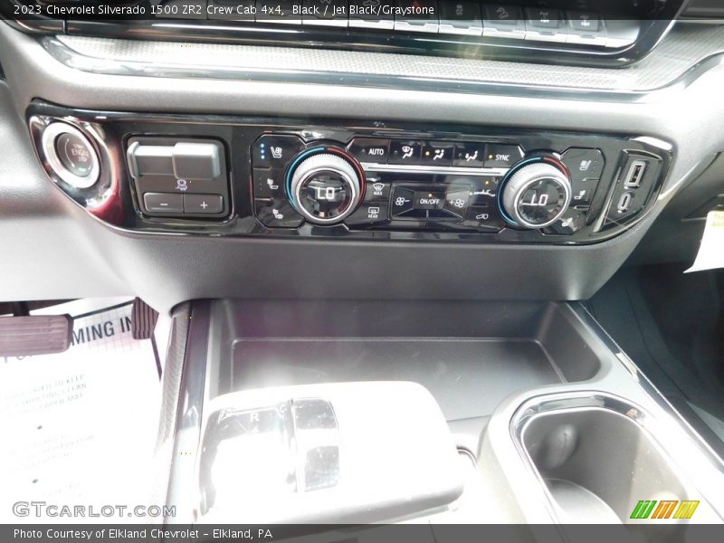 Black / Jet Black/Graystone 2023 Chevrolet Silverado 1500 ZR2 Crew Cab 4x4