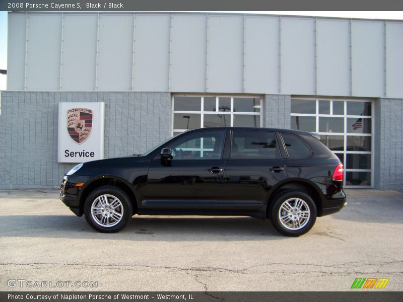 Black / Black 2008 Porsche Cayenne S