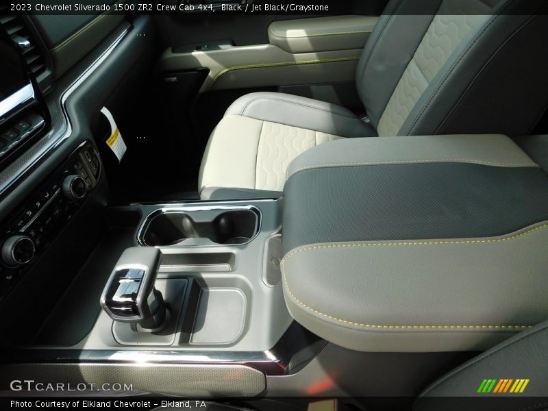 Black / Jet Black/Graystone 2023 Chevrolet Silverado 1500 ZR2 Crew Cab 4x4