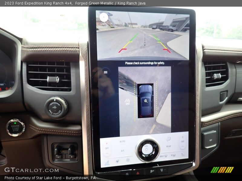 Controls of 2023 Expedition King Ranch 4x4