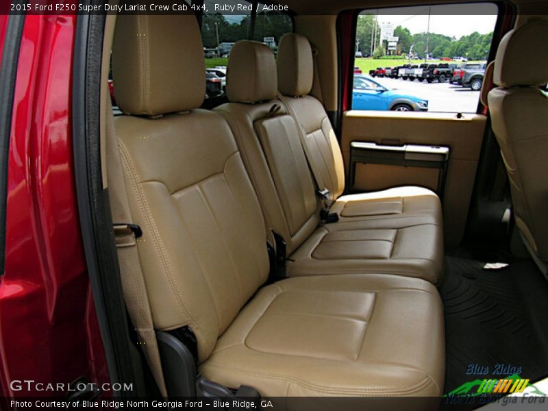 Ruby Red / Adobe 2015 Ford F250 Super Duty Lariat Crew Cab 4x4