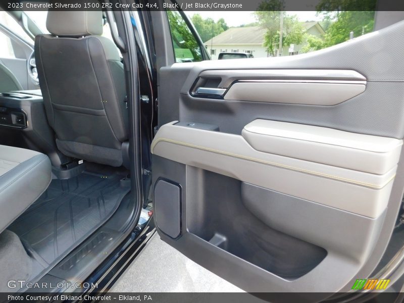 Black / Jet Black/Graystone 2023 Chevrolet Silverado 1500 ZR2 Crew Cab 4x4