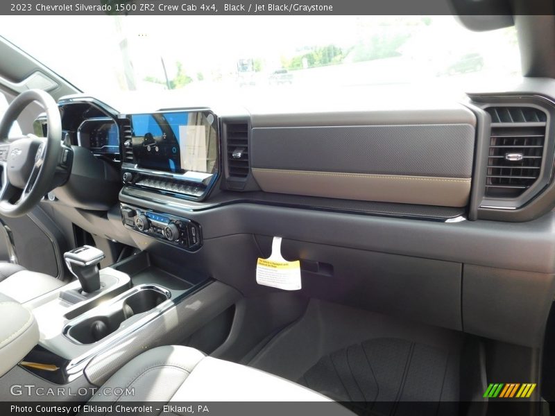 Black / Jet Black/Graystone 2023 Chevrolet Silverado 1500 ZR2 Crew Cab 4x4