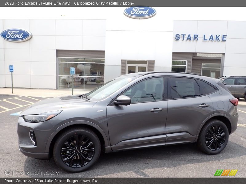 Carbonized Gray Metallic / Ebony 2023 Ford Escape ST-Line Elite AWD