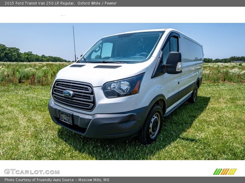 Oxford White / Pewter 2015 Ford Transit Van 250 LR Regular