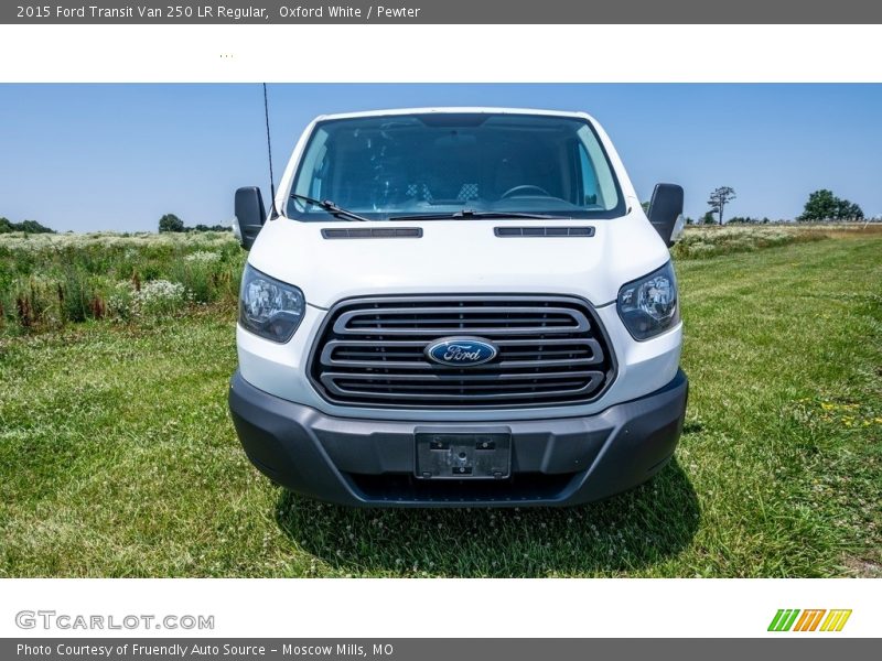 Oxford White / Pewter 2015 Ford Transit Van 250 LR Regular