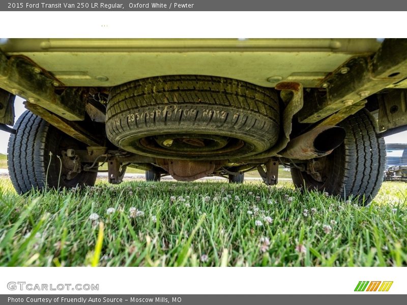 Oxford White / Pewter 2015 Ford Transit Van 250 LR Regular