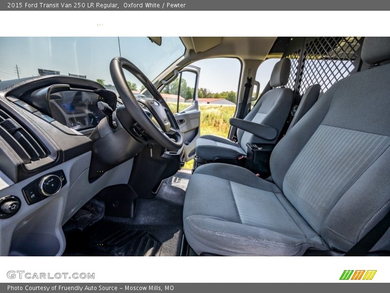 Oxford White / Pewter 2015 Ford Transit Van 250 LR Regular