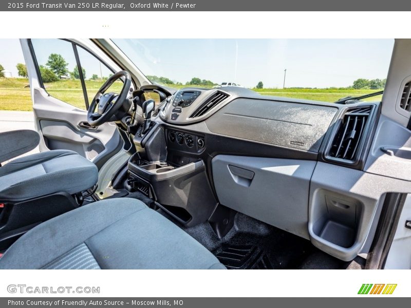 Oxford White / Pewter 2015 Ford Transit Van 250 LR Regular