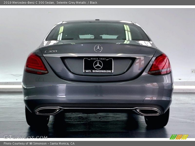 Selenite Grey Metallic / Black 2019 Mercedes-Benz C 300 Sedan