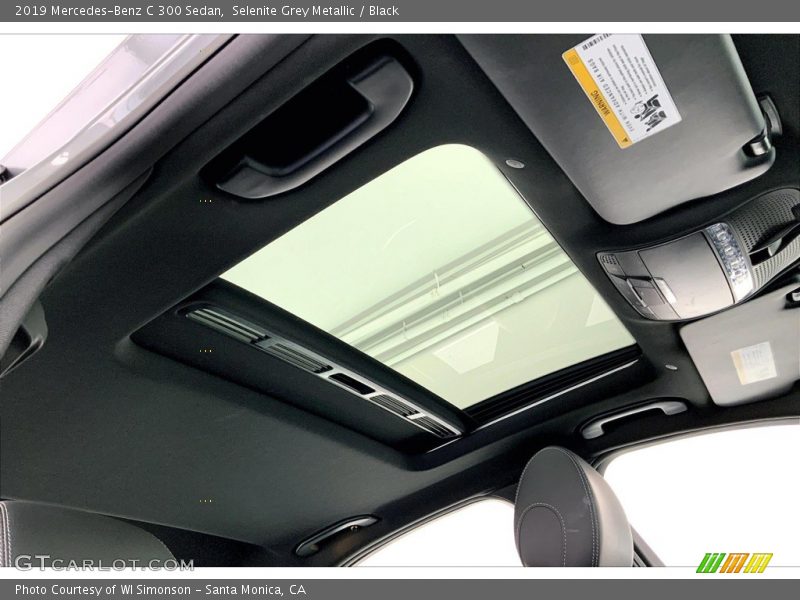 Selenite Grey Metallic / Black 2019 Mercedes-Benz C 300 Sedan