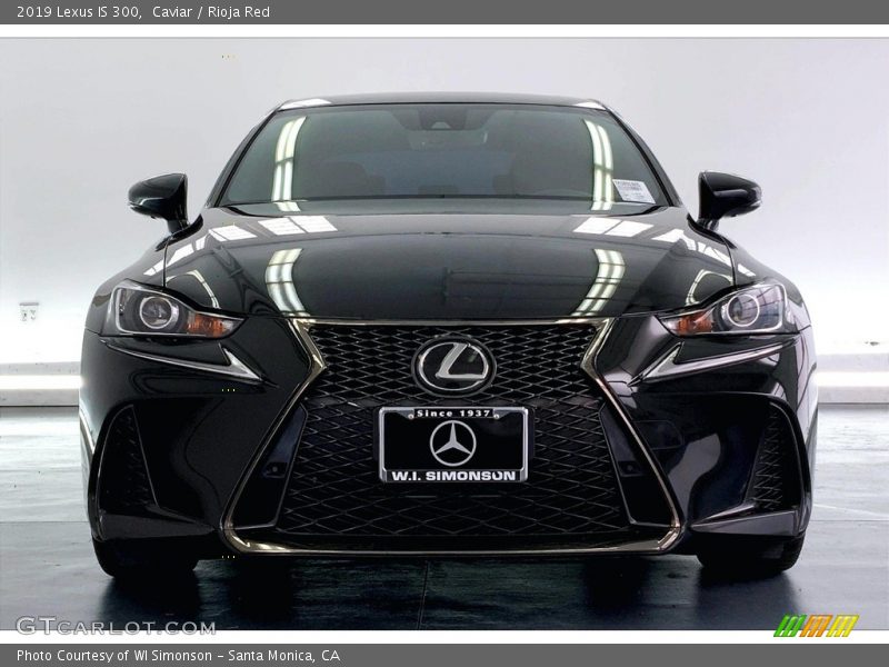 Caviar / Rioja Red 2019 Lexus IS 300