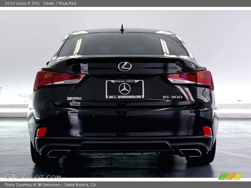 Caviar / Rioja Red 2019 Lexus IS 300