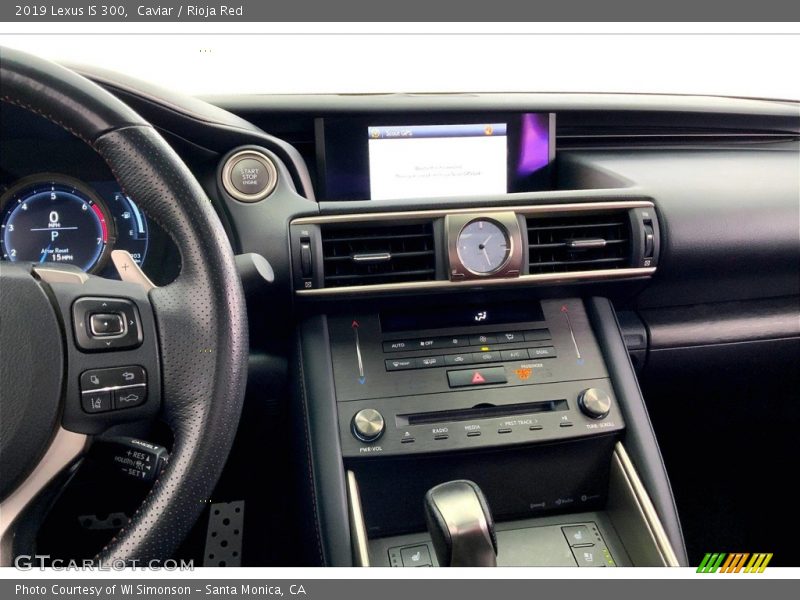 Caviar / Rioja Red 2019 Lexus IS 300