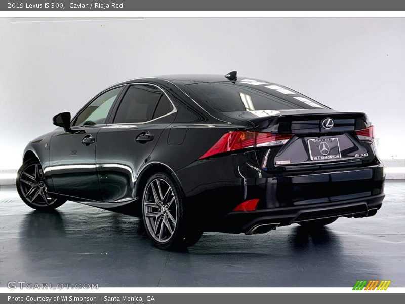 Caviar / Rioja Red 2019 Lexus IS 300