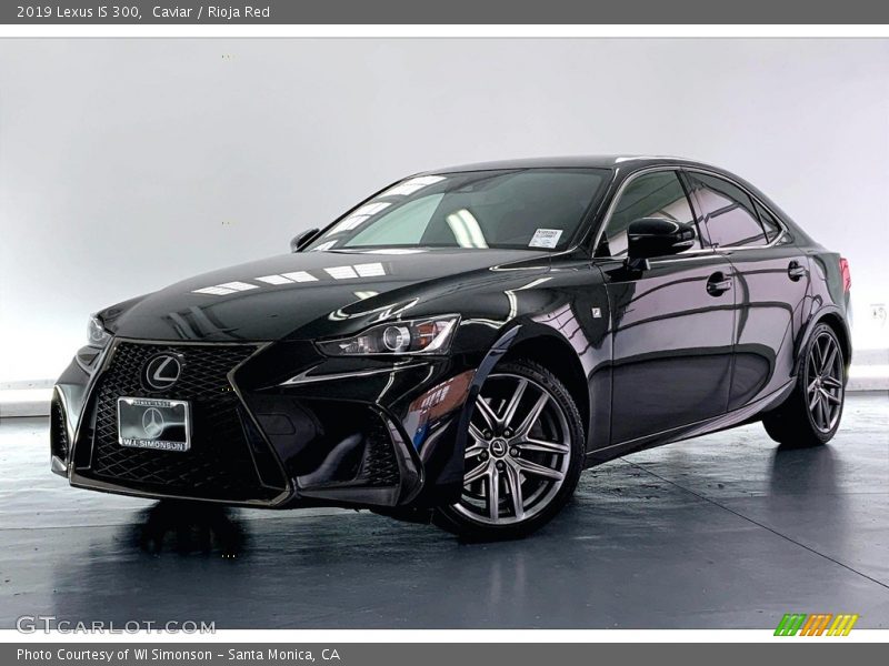 Caviar / Rioja Red 2019 Lexus IS 300