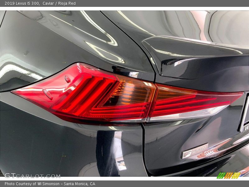 Caviar / Rioja Red 2019 Lexus IS 300