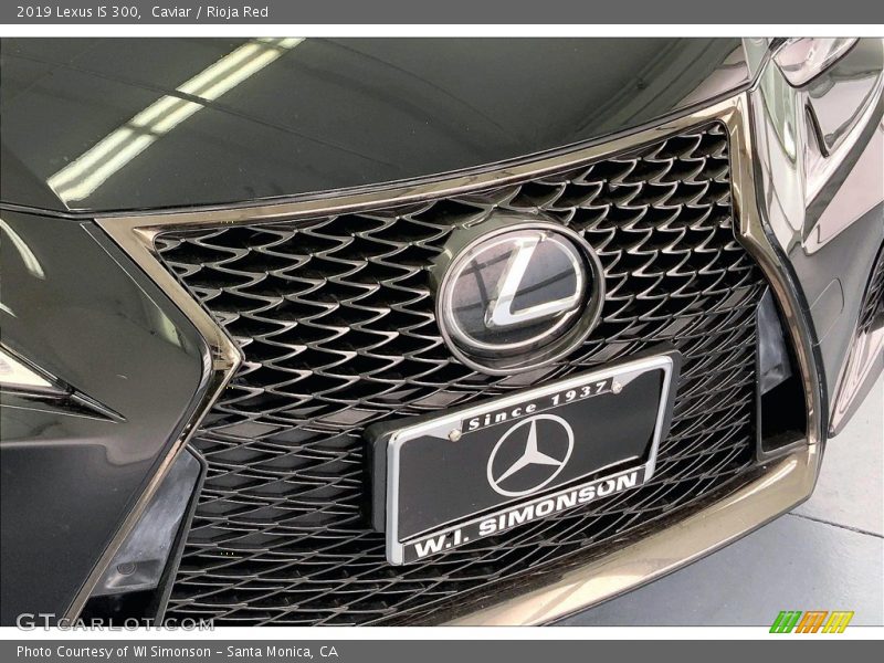 Caviar / Rioja Red 2019 Lexus IS 300