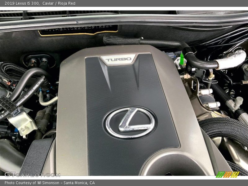 Caviar / Rioja Red 2019 Lexus IS 300