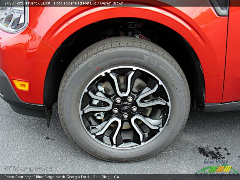 Hot Pepper Red Metallic / Desert Brown 2023 Ford Maverick Lariat
