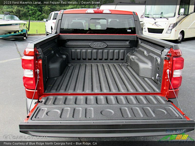 Hot Pepper Red Metallic / Desert Brown 2023 Ford Maverick Lariat