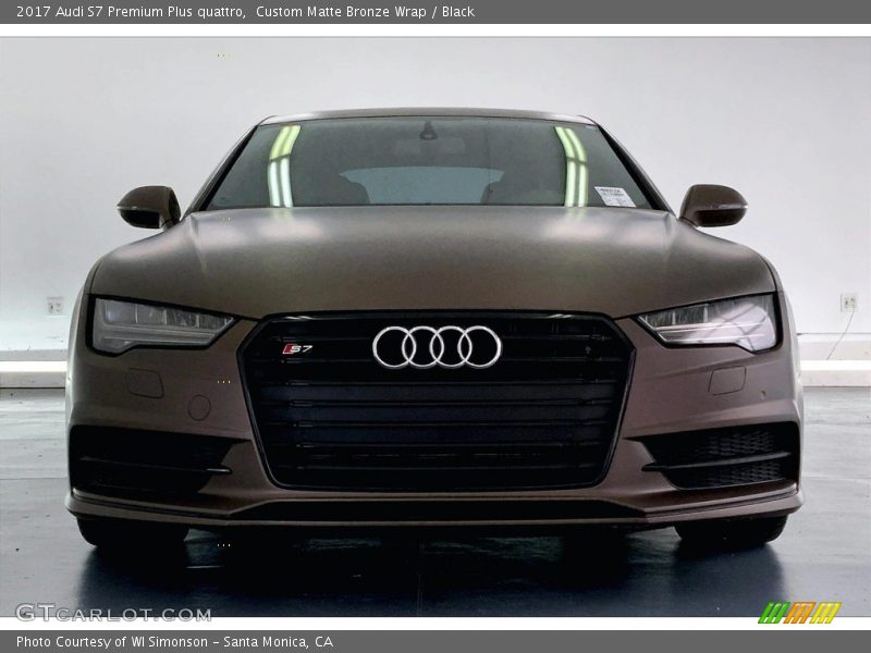  2017 S7 Premium Plus quattro Custom Matte Bronze Wrap