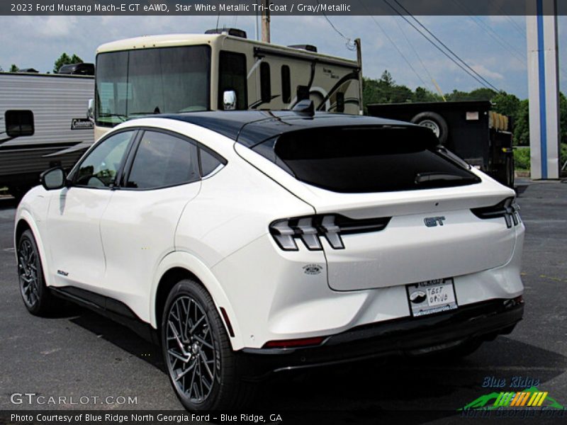 Star White Metallic Tri-Coat / Gray/Metallic 2023 Ford Mustang Mach-E GT eAWD