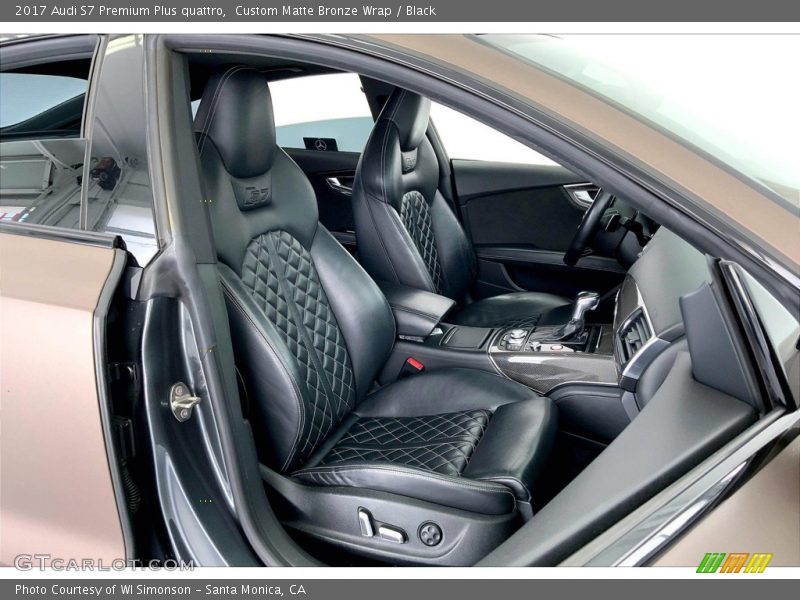 Front Seat of 2017 S7 Premium Plus quattro