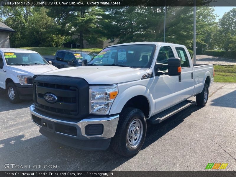 Oxford White / Steel 2016 Ford F250 Super Duty XL Crew Cab 4x4