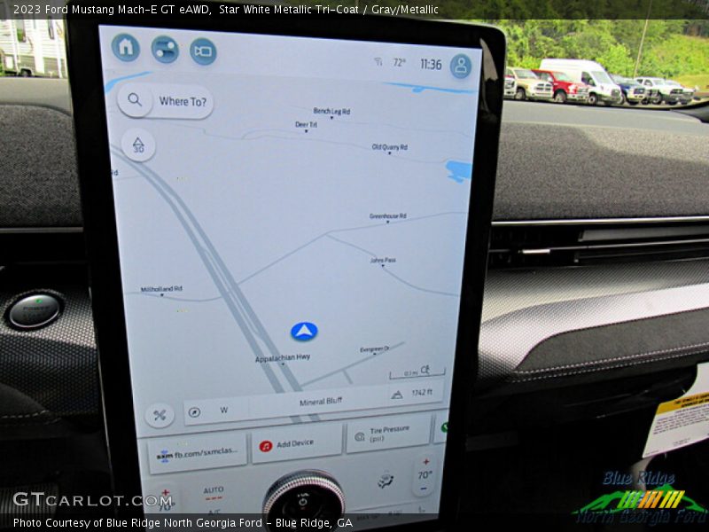 Navigation of 2023 Mustang Mach-E GT eAWD