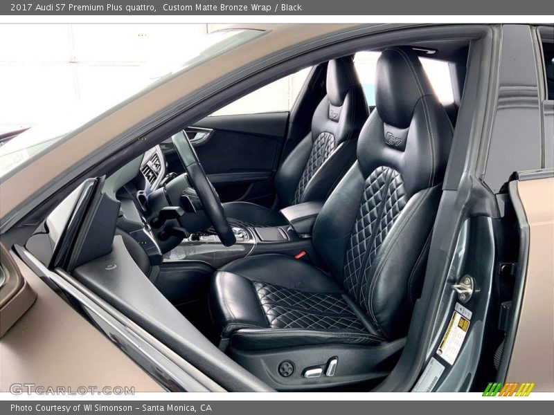 Front Seat of 2017 S7 Premium Plus quattro