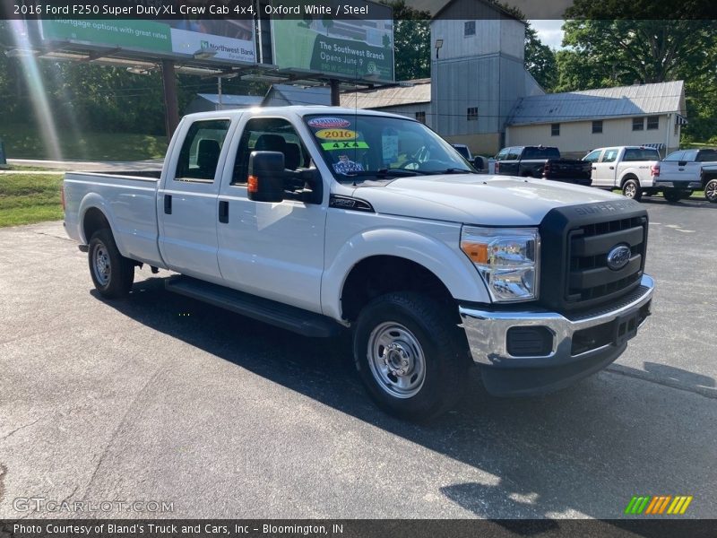 Oxford White / Steel 2016 Ford F250 Super Duty XL Crew Cab 4x4