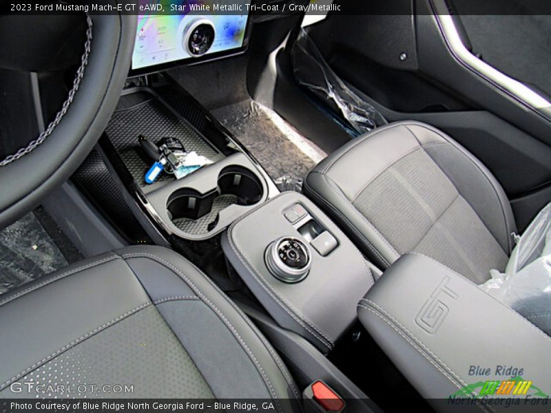 Star White Metallic Tri-Coat / Gray/Metallic 2023 Ford Mustang Mach-E GT eAWD