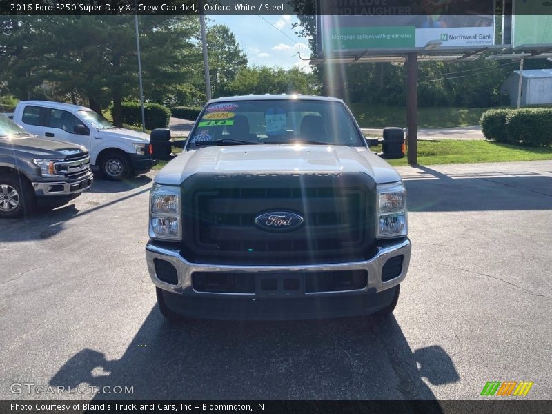 Oxford White / Steel 2016 Ford F250 Super Duty XL Crew Cab 4x4