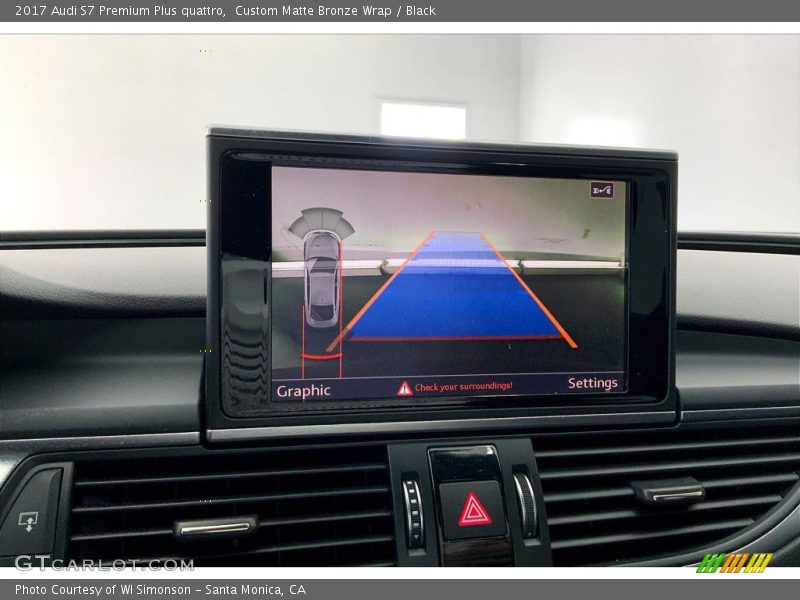 Custom Matte Bronze Wrap / Black 2017 Audi S7 Premium Plus quattro