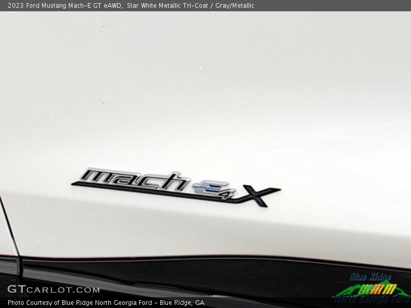 Star White Metallic Tri-Coat / Gray/Metallic 2023 Ford Mustang Mach-E GT eAWD